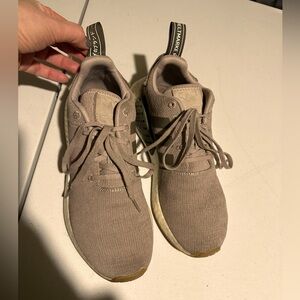 Taupe Adidas  NMD R1 The Brand with the 3 Series Sneakers Size 8 1/2 Nude